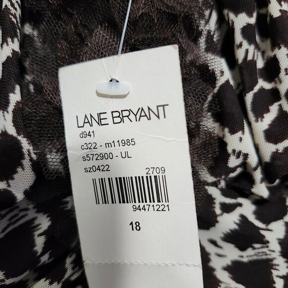 Lane Bryant Leopard Dress (Size 18) NWT 1day Sale - Picture 8 of 9